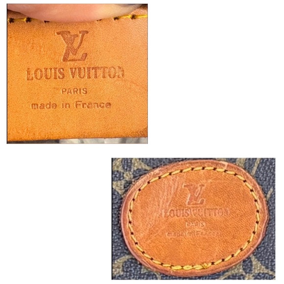 FASHION: Brown & Beige Pleather Messenger Bag, GUC